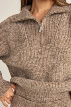 Women Rhythm Quinn Zip Knit