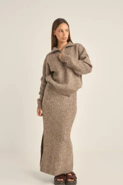 Women Rhythm Quinn Zip Knit