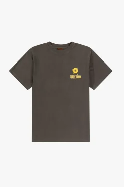 Rhythm Record Vintage Ss T-Shirt Vintage Black
