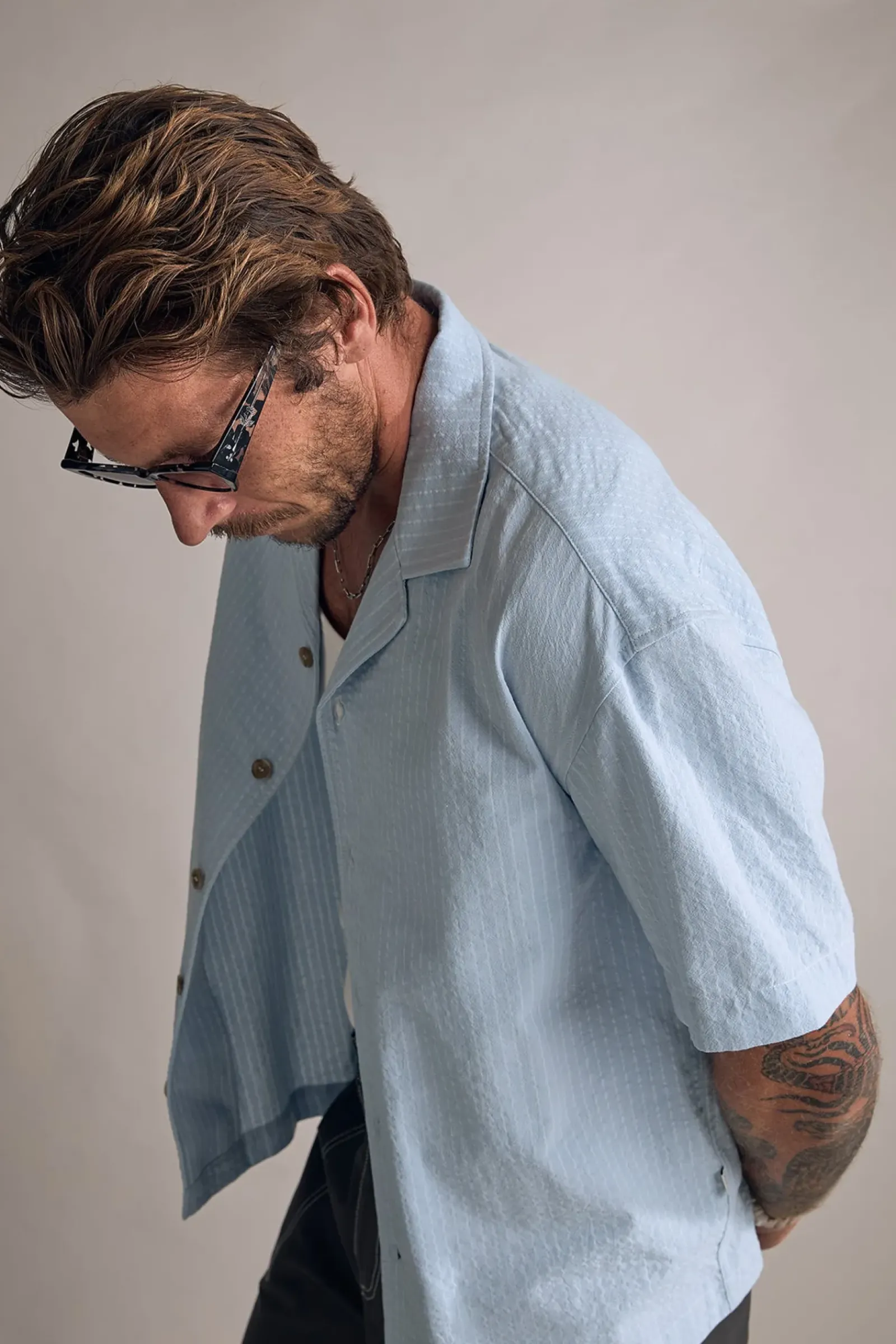 Rhythm Relaxed Stripe Ss Shirt