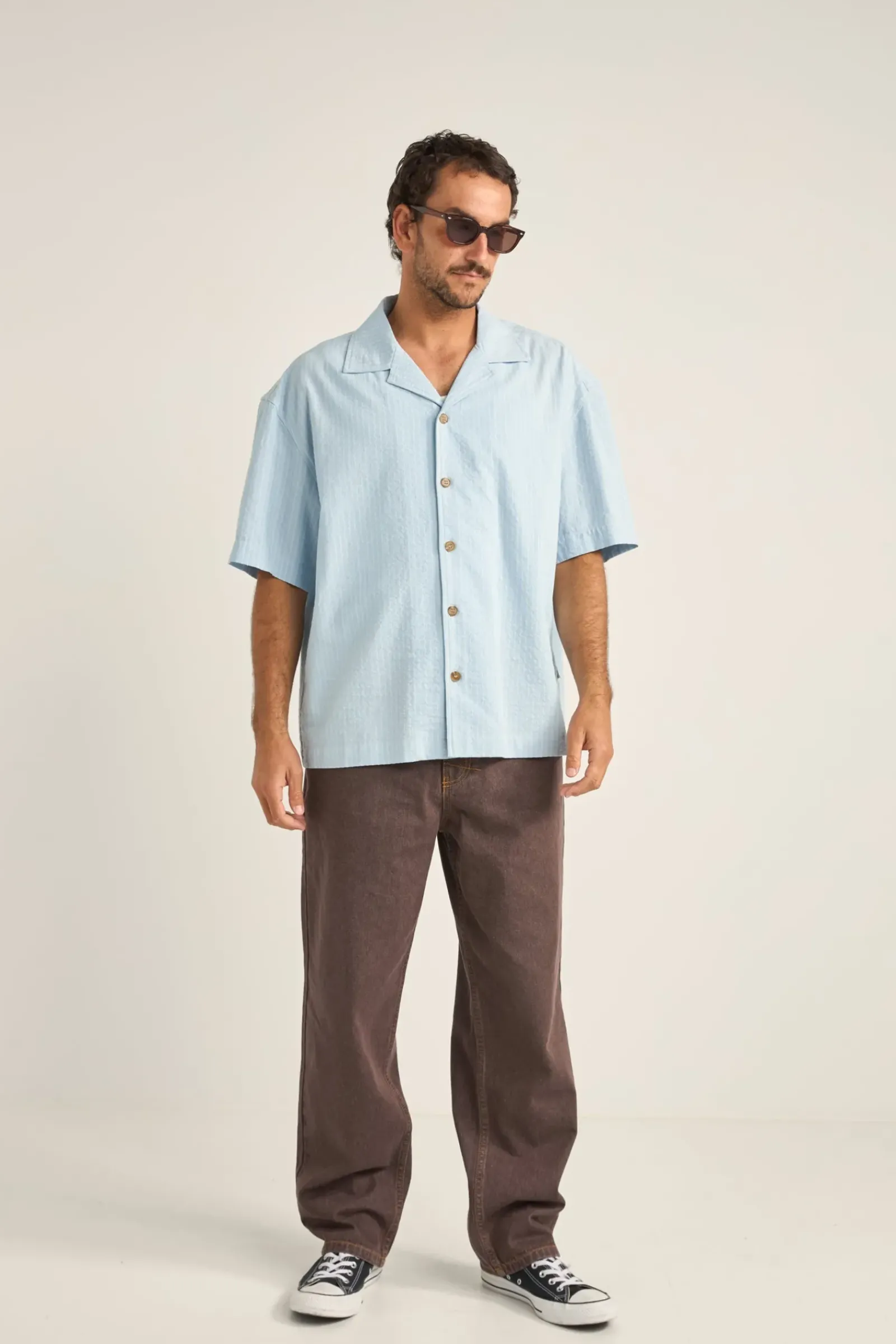 Rhythm Relaxed Stripe Ss Shirt