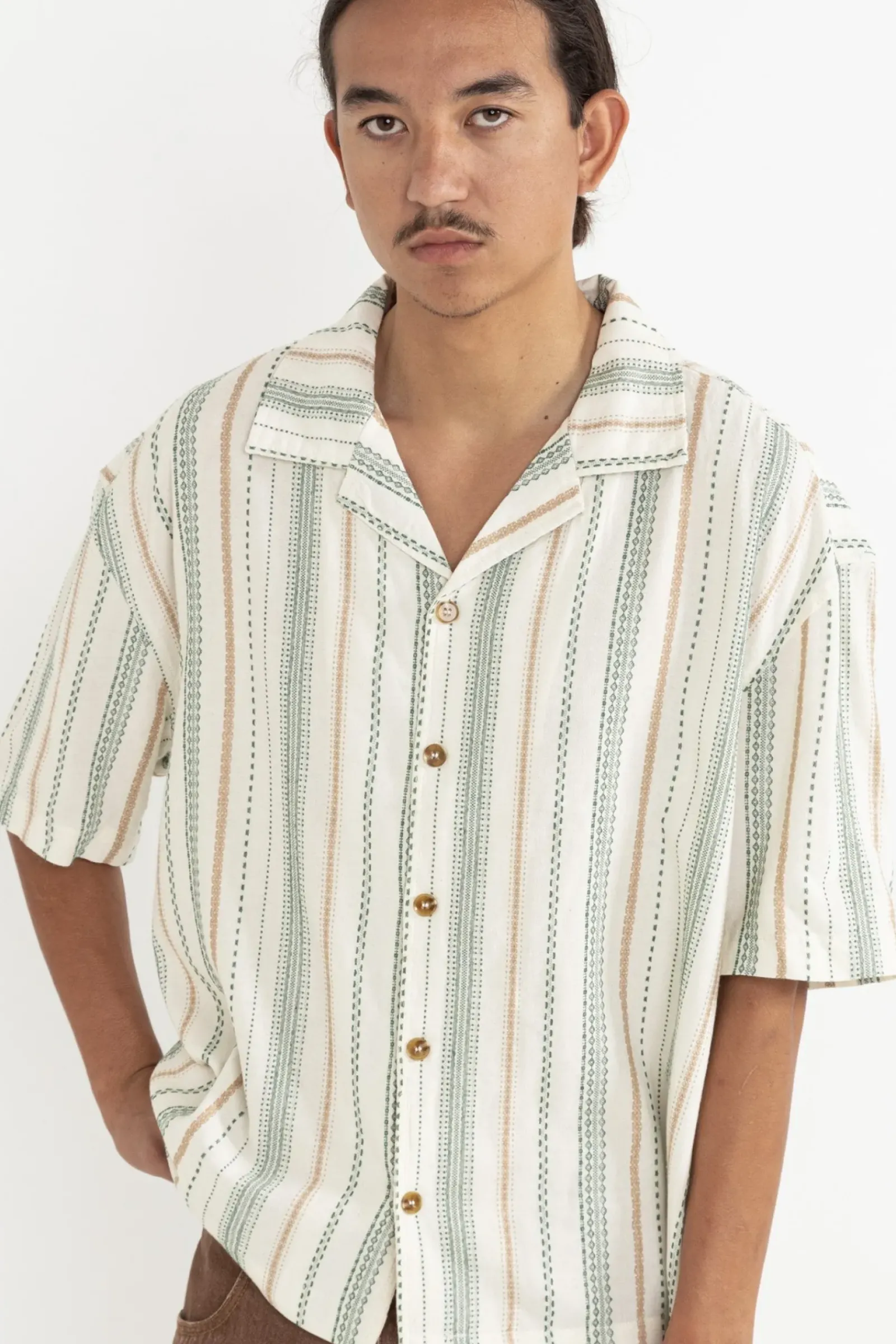 Rhythm Relaxed Stripe Ss Shirt