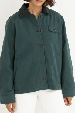 Women Rhythm Rowan Barn Jacket Forest