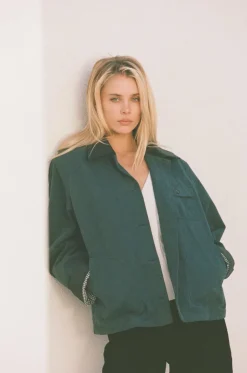 Women Rhythm Rowan Barn Jacket Forest