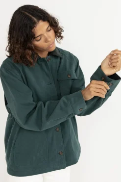 Women Rhythm Rowan Barn Jacket Forest