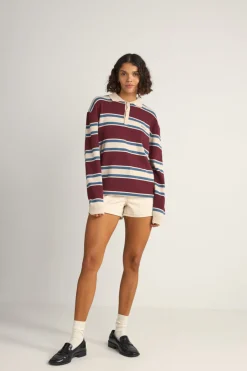 Women Rhythm Siglo Knit Ls Polo