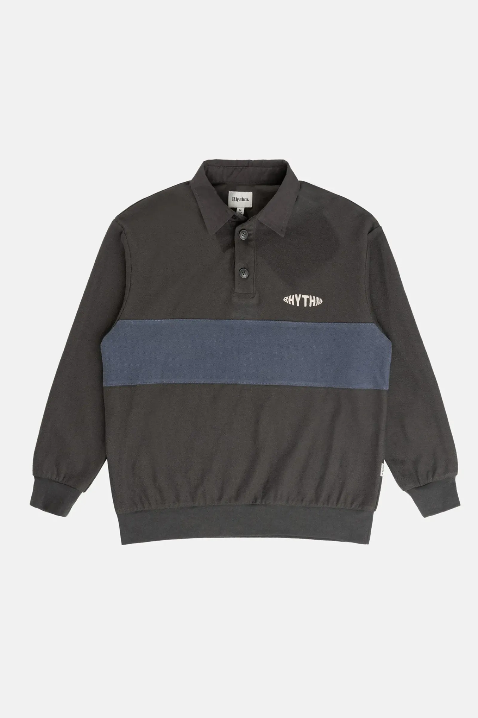 Rhythm Terry Vintage Ls Rugby Shirt