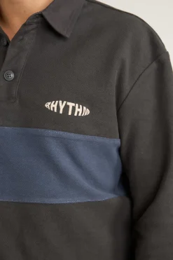 Rhythm Terry Vintage Ls Rugby Shirt