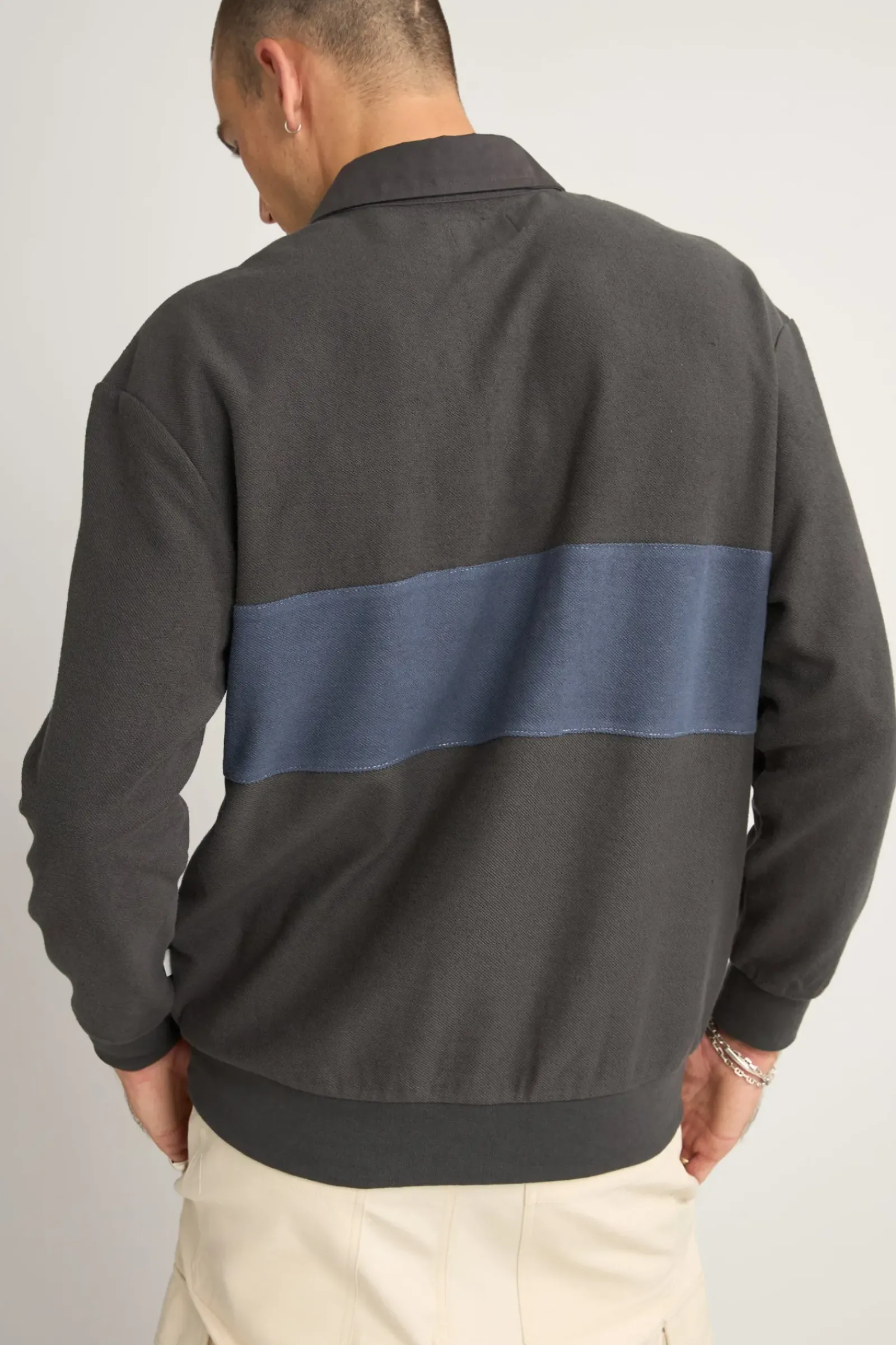 Rhythm Terry Vintage Ls Rugby Shirt