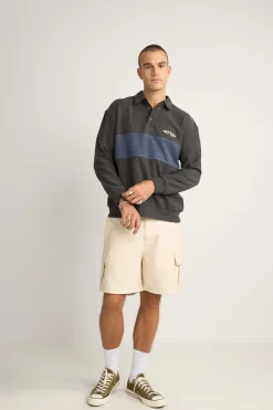 Rhythm Terry Vintage Ls Rugby Shirt