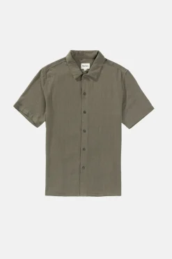 Rhythm Textured Linen Ss Shirt