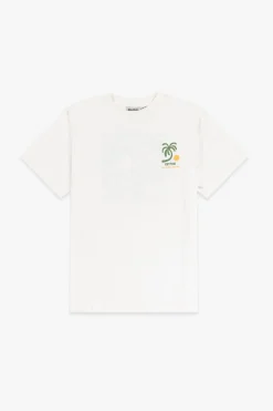 Rhythm Trees Ss T-Shirt Vintage White