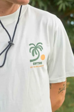 Rhythm Trees Ss T-Shirt Vintage White