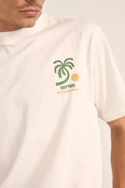 Rhythm Trees Ss T-Shirt Vintage White