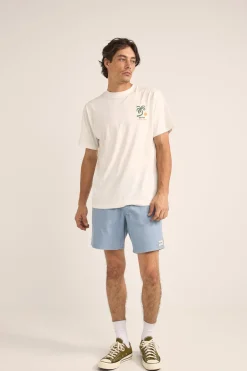 Rhythm Trees Ss T-Shirt Vintage White