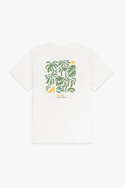 Rhythm Trees Ss T-Shirt Vintage White