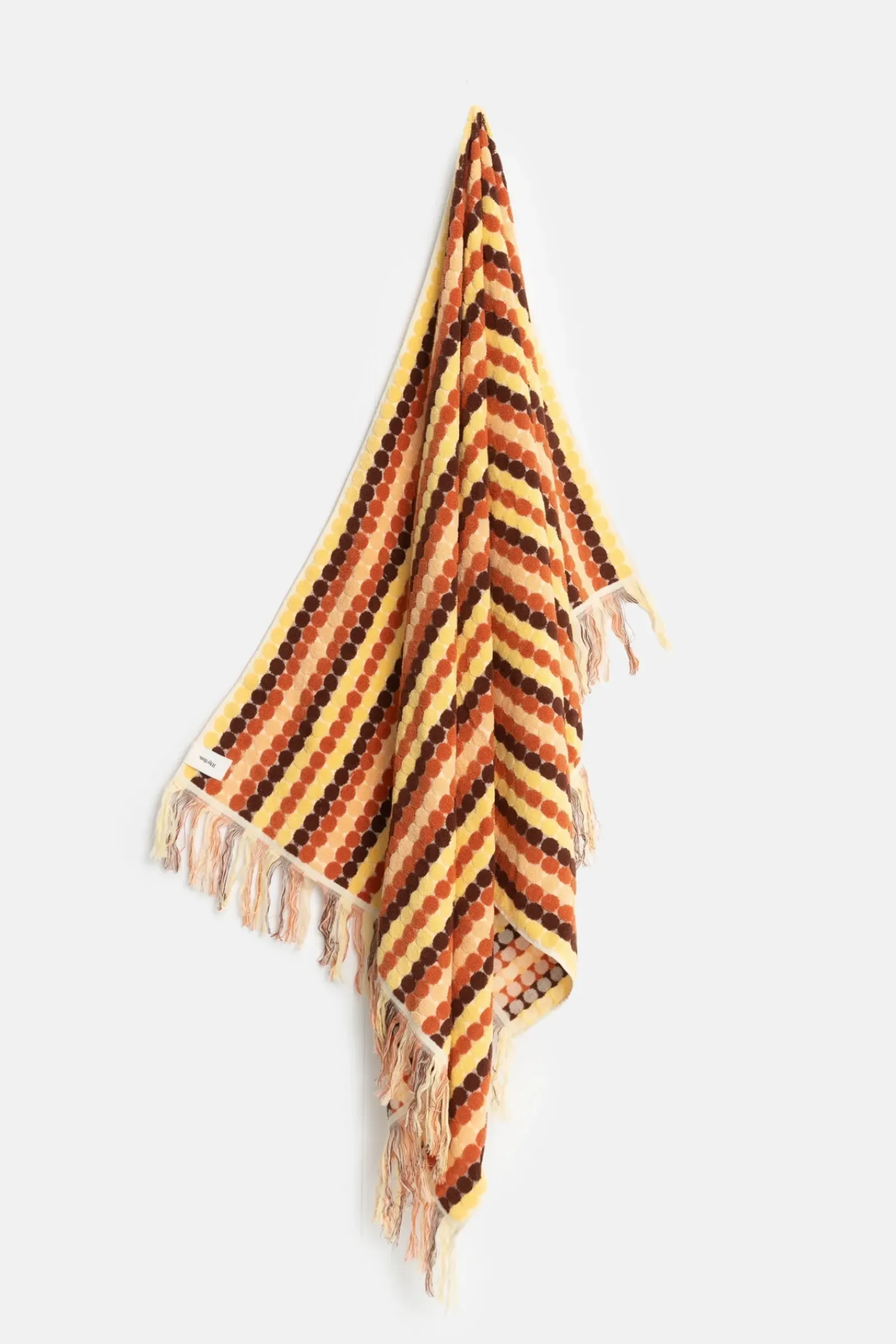 Rhythm Vacation Stripe Towel Burnt Orange