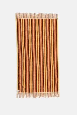 Rhythm Vacation Stripe Towel Burnt Orange