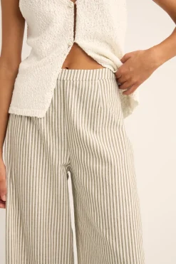 Women Rhythm Valley Stripe Wide Leg Pant