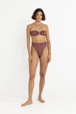 Women Rhythm Vintage Floral Bandeau Top