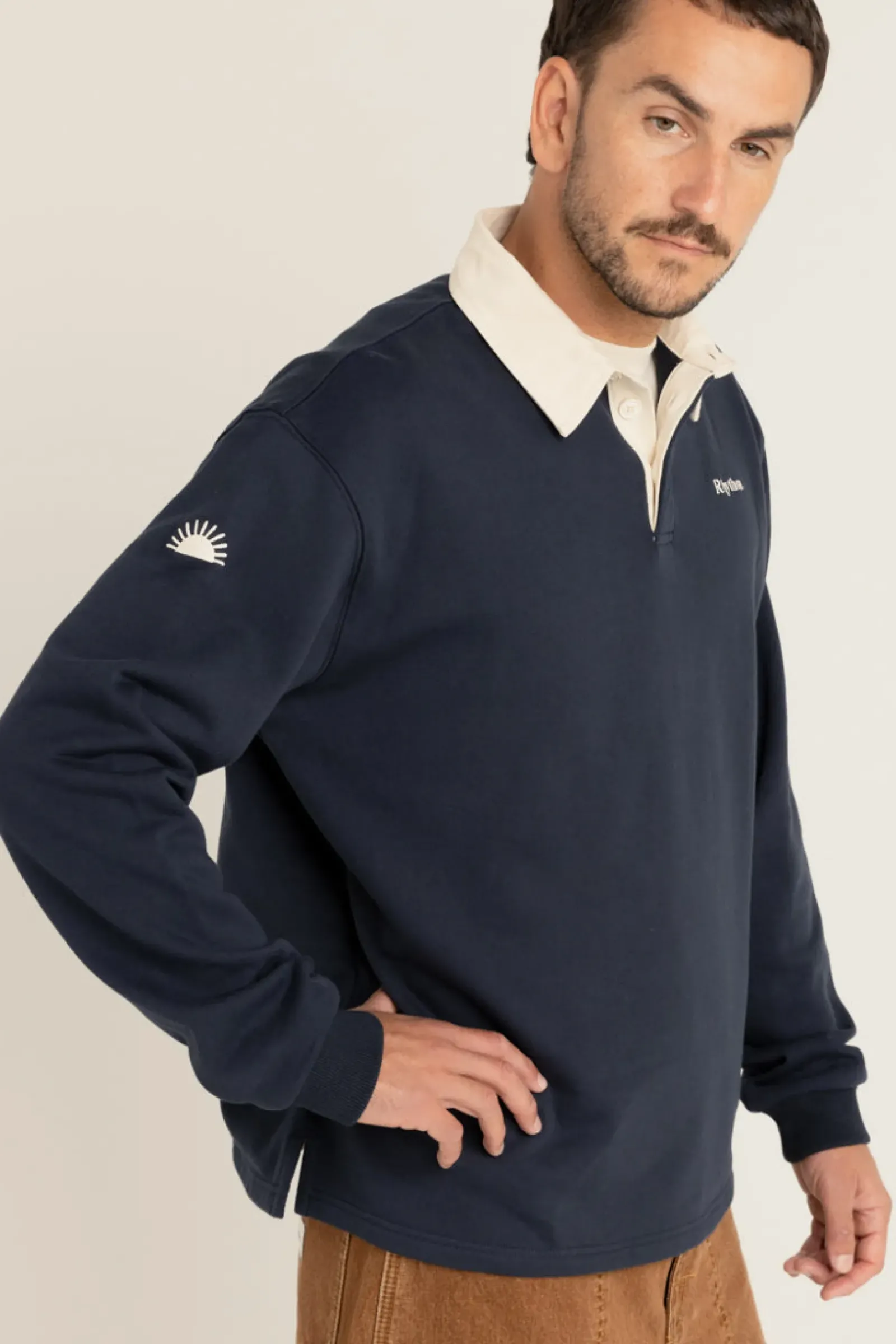 Rhythm Vintage Rugby Ls Polo