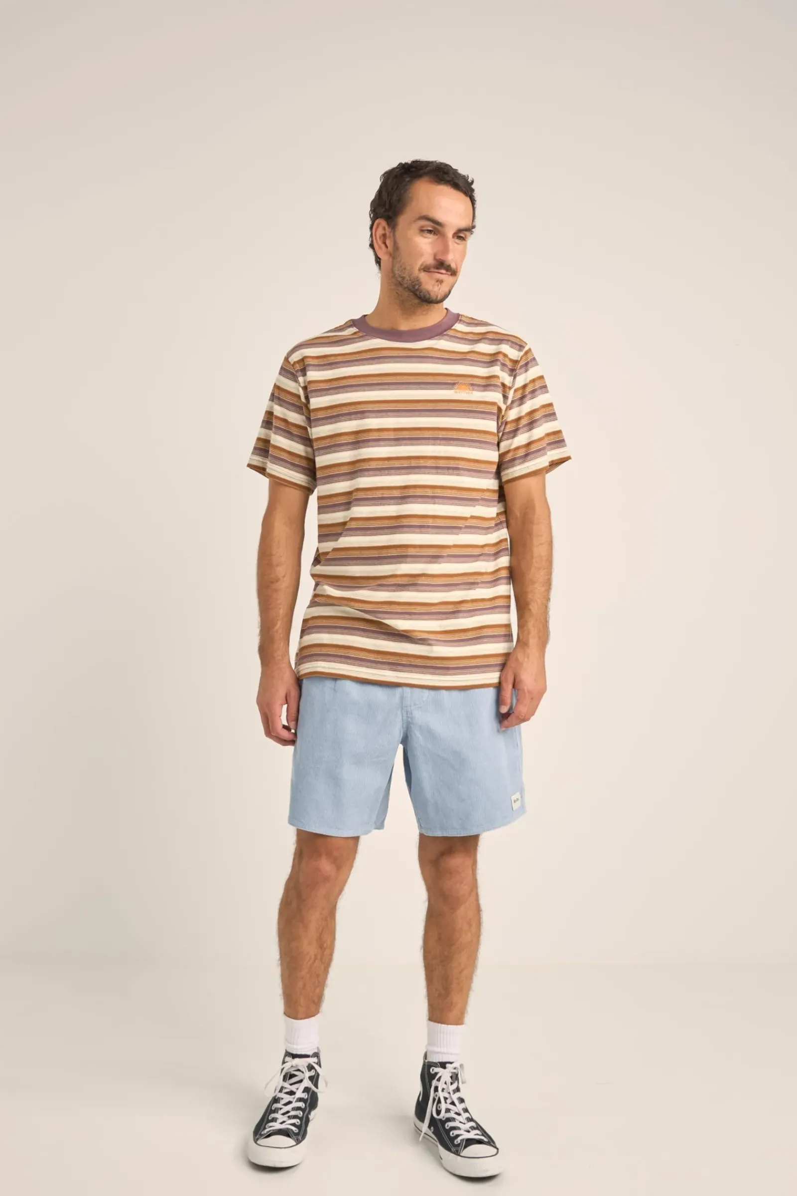Rhythm Vintage Stripe SS T-Shirt