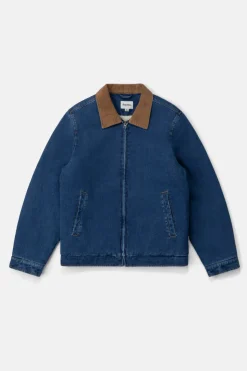 Rhythm Washed Denim James Jacket Blue Wash