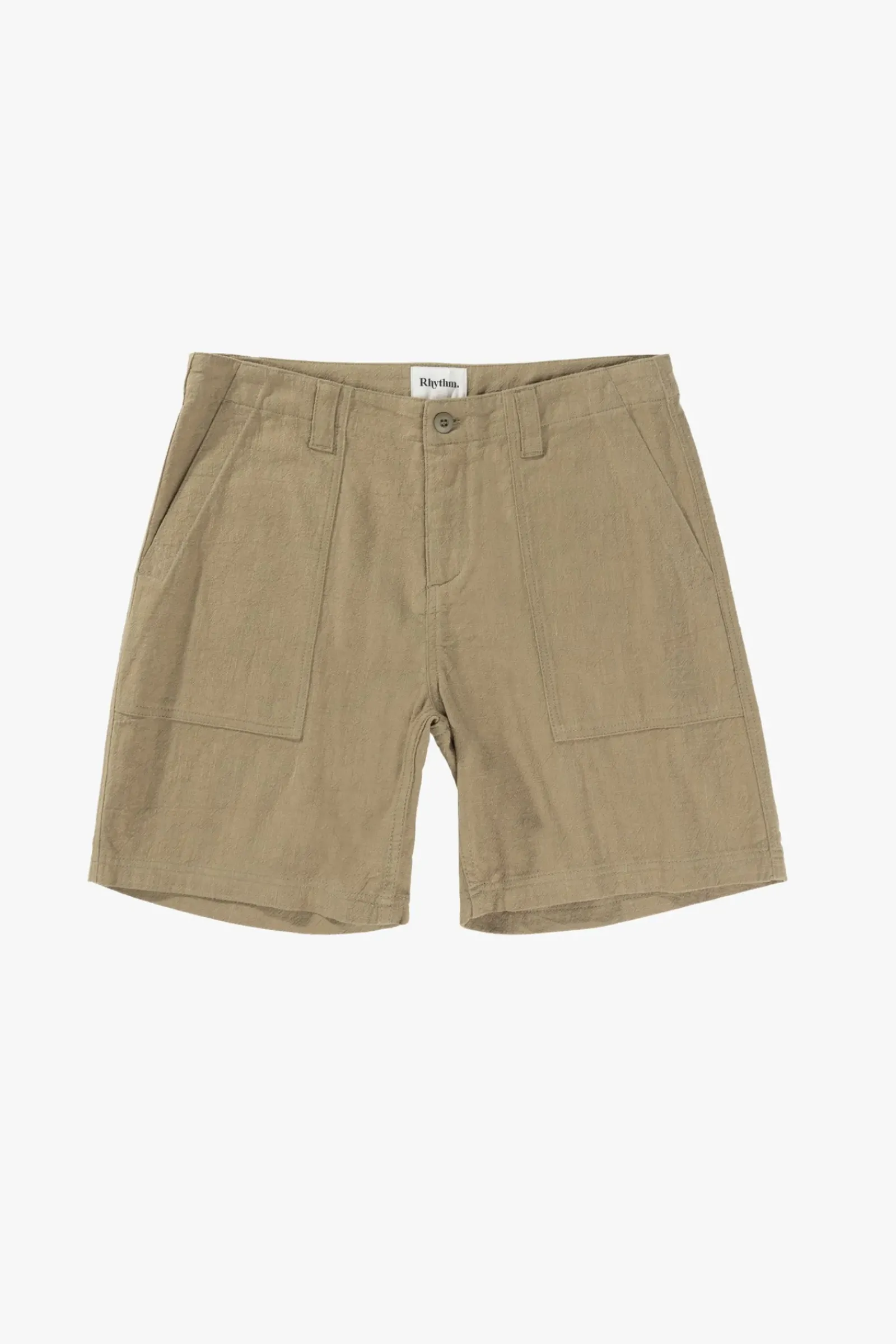 Rhythm Worn Path Textured Linen Short