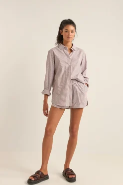 Women Rhythm Zephyr Stripe Beach Short